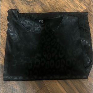Leopard print blouse
